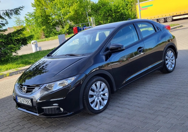 Honda Civic cena 39999 przebieg: 129832, rok produkcji 2012 z Drezdenko małe 781